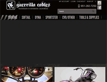 Tablet Screenshot of guerrillacables.com